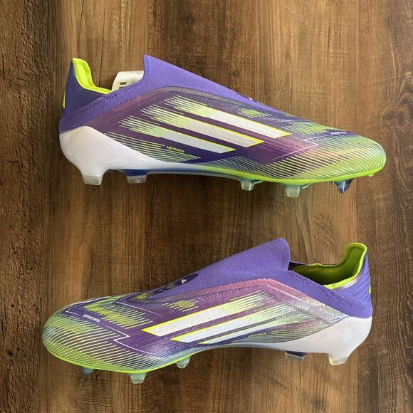 Adidas F50 Elite Laceless FG Men Sz 11.5 Radiant Blaze Pack Soccer Cleats JH7628